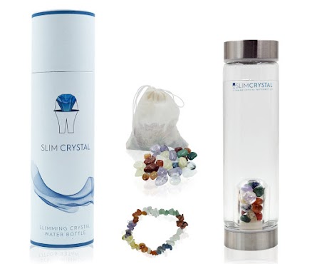 Slim Crystal Water Bottle